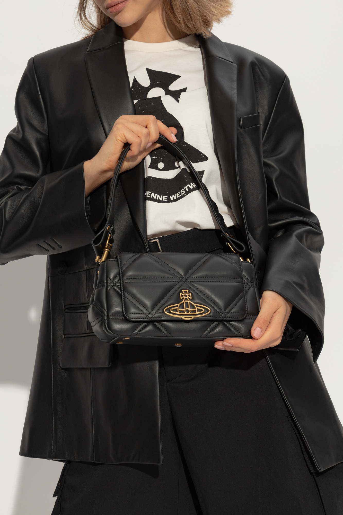 SchaferandweinerShops Tonga - Black Shoulder bag with logo